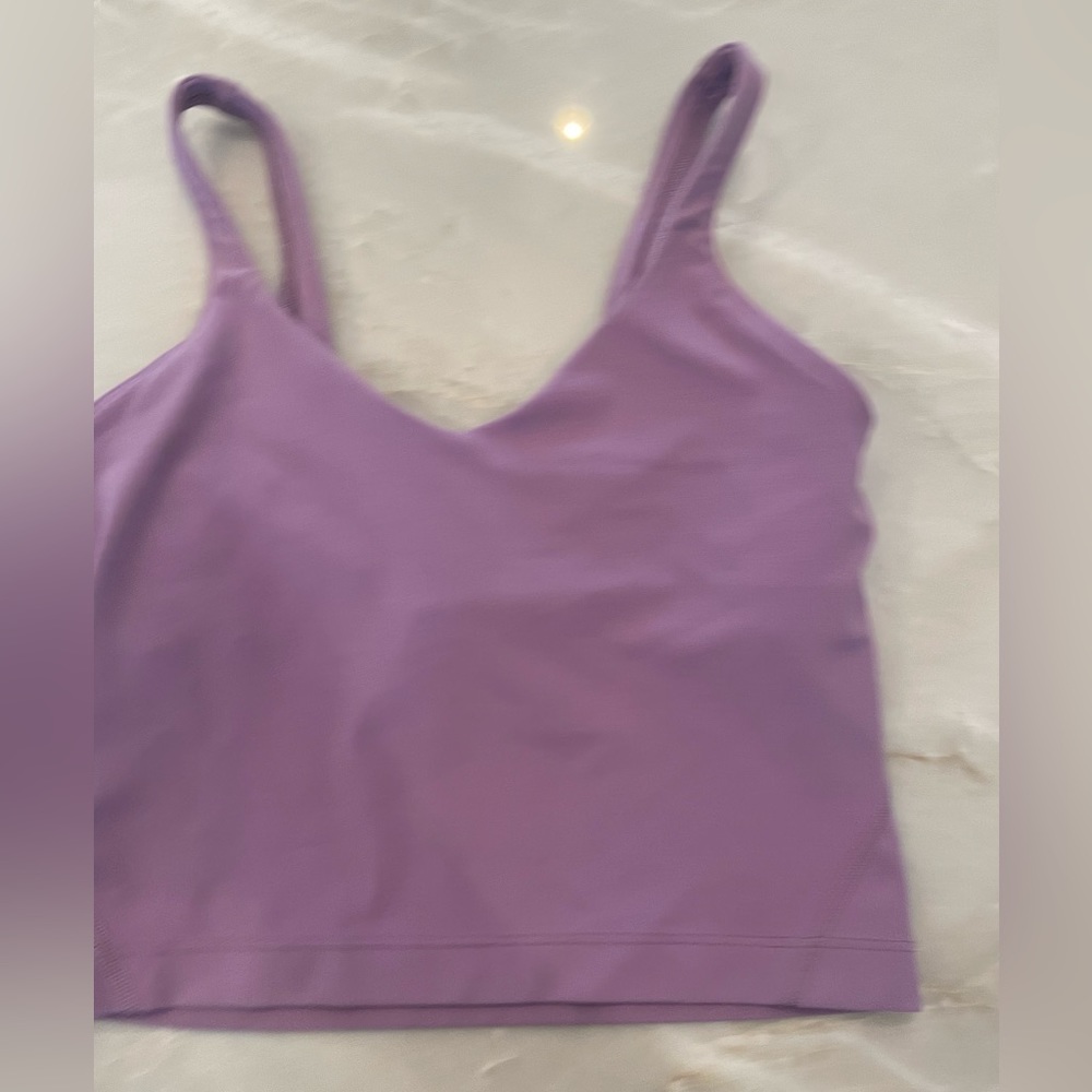 lululemon align tank size 2 wisteria purple